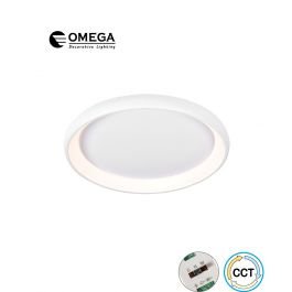 מנורת תקרה מנהטן 72W לבן CCT