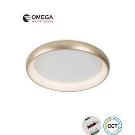 מנורת תקרה מנהטן 96W זהב CCT