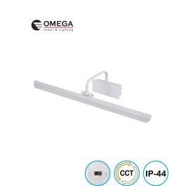 גוף תאורה צמוד קיר 12W BRIDGE לבן CCT מוגן מים IP44