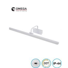 גוף תאורה צמוד קיר 22W BRIDGE לבן CCT מוגן מים IP44