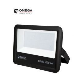 פנס הצפה 400W AC דגם GRAND שחור אור יום OMEGA