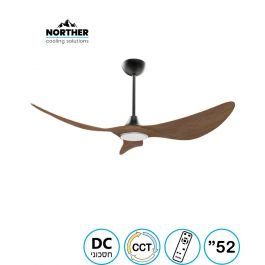 מאוורר תקרה ויטוריה CCT 52" Vittoria - מותאם להפעלה עם שעון שבת