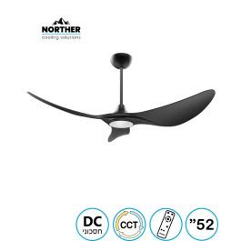 מאוורר תקרה ויטוריה CCT 52" Vittoria - מותאם להפעלה עם שעון שבת