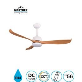 מאוורר תקרה אטלנטה CCT 56" Atlanta - מותאם להפעלה עם שעון שבת