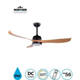 מאוורר תקרה אטלנטה CCT 56" Atlanta - מותאם להפעלה עם שעון שבת