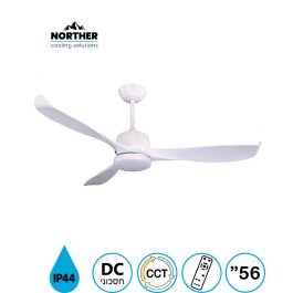 מאוורר תקרה אטלנטה CCT 56" Atlanta - מותאם להפעלה עם שעון שבת
