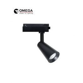 גוף חד פאזי CONI שחור 20W CCT אחריות 5 שנים OMEGA