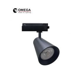 גוף חד פאזי CONI שחור 40W CCT אחריות 5 שנים OMEGA