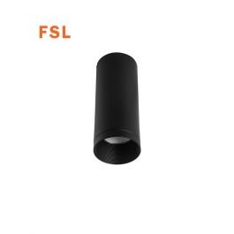 FIX 24W צלינדר צמודתקרה שחור