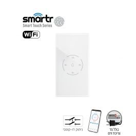 מפסק טיימר דוד אנכי TOUCH GLASS WIFI