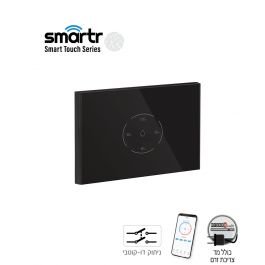 מפסק טיימר דוד רוחבי TOUCH GLASS WIFI