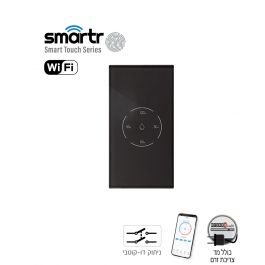 מפסק טיימר דוד אנכי TOUCH GLASS WIFI