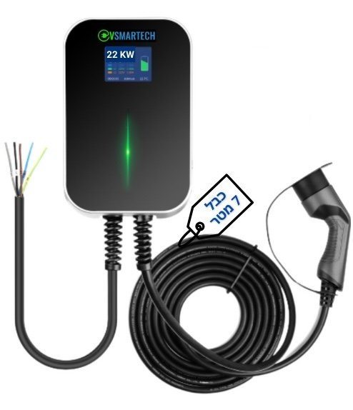 BESEN BC-22K — עמדת טעינה 22kW תלת פאזי עם כבל 7 מטר Type 2 – תמונה 9